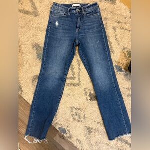Flying Monkey Distressed Blue Skinny Jeans